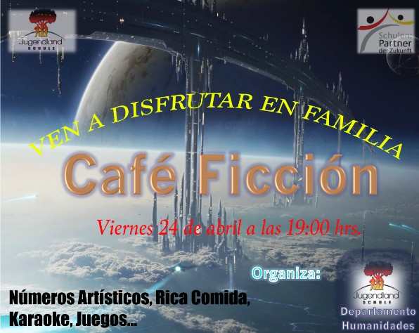 Afiche Café Ficción